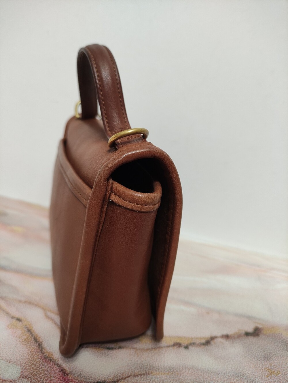Vintage Coach Casino Bag 9924 British Tan NO STRAP - Picture 6 of 13